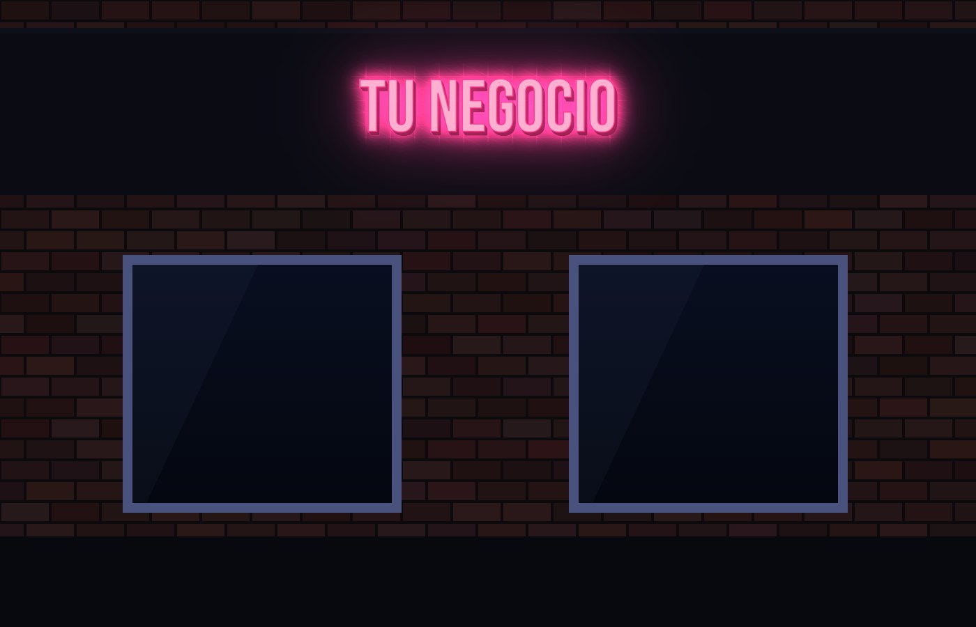 Letrero en acrílico 3D iluminado